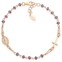 Bracelet Amen Femme ROSARI CON CRISTALLI in Argent Cristallo BRORL3